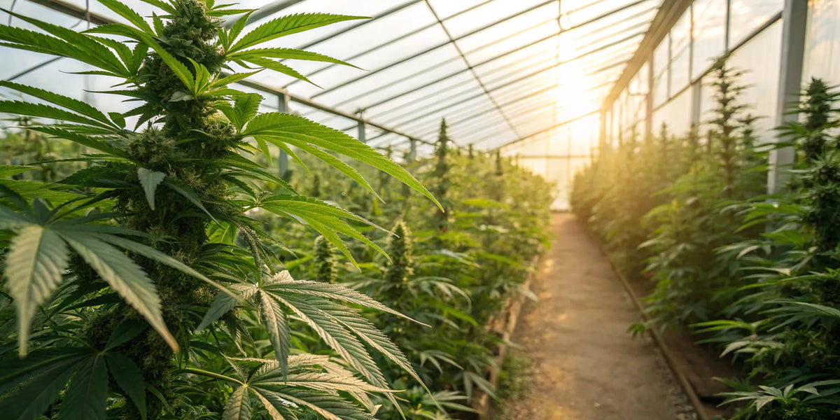 Triploid cannabis plants for seedless, high-yield buds.